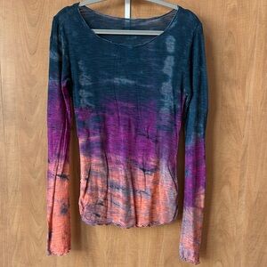 Hard Tail Tie-Dye Long Sleeve Top